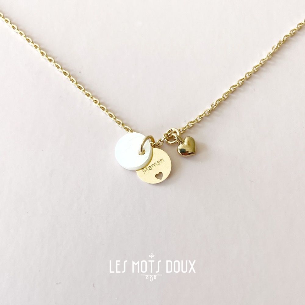 Bijoux - Collier Bijou Secret "Maman" - LES MOTS DOUX