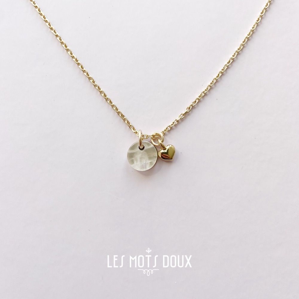 Bijoux - Collier Bijou Secret "Je t'aime" - LES MOTS DOUX