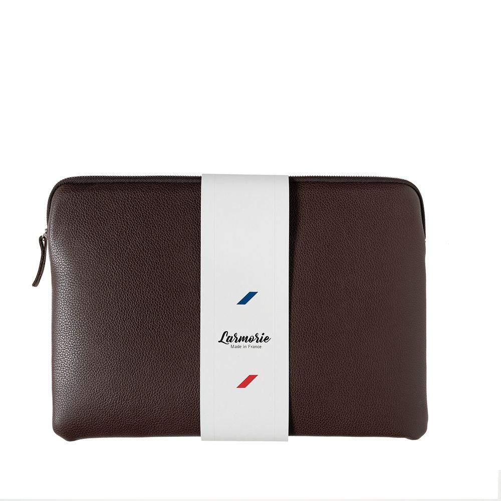 Petite maroquinerie - Gabriel porte-ordinateur en cuir pour homme made in France - LARMORIE OFFICIEL