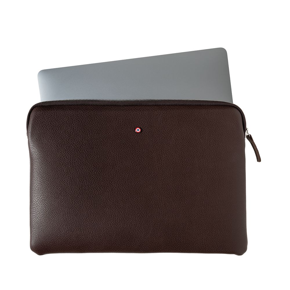 Petite maroquinerie - Gabriel porte-ordinateur en cuir pour homme made in France - LARMORIE OFFICIEL