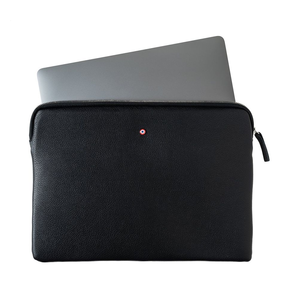 Petite maroquinerie - Gabriel porte-ordinateur en cuir pour homme made in France - LARMORIE OFFICIEL