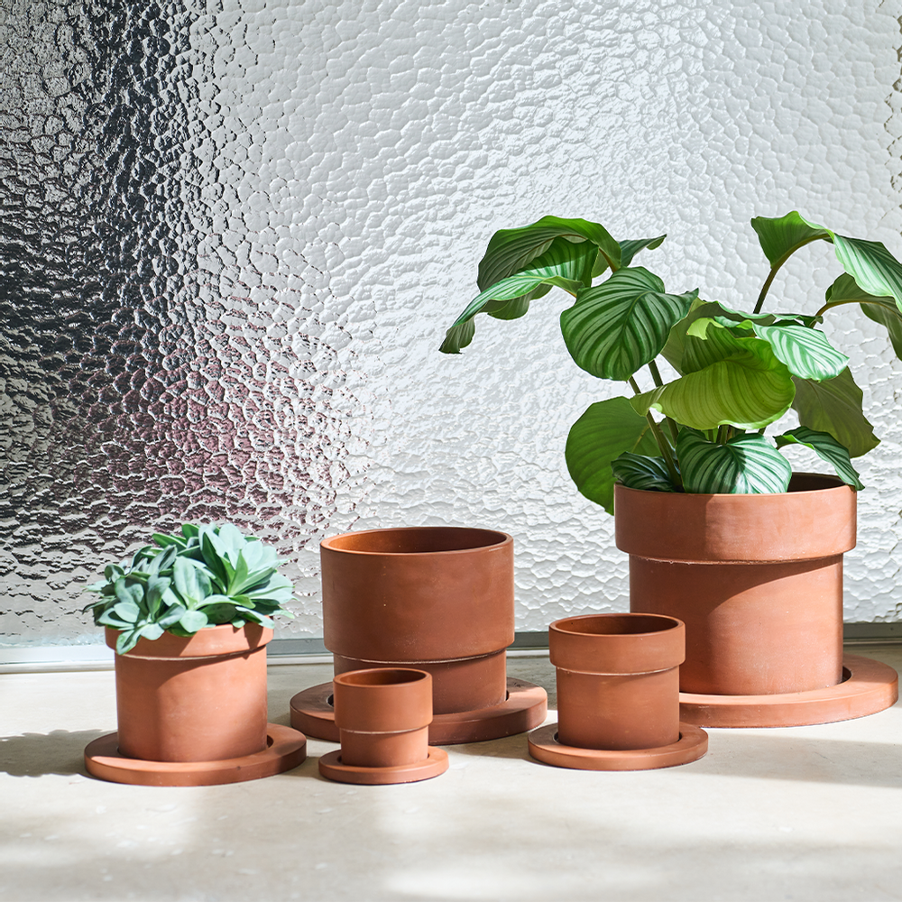 Pottery - MANGLE concrete indoor pot - D&M DECO