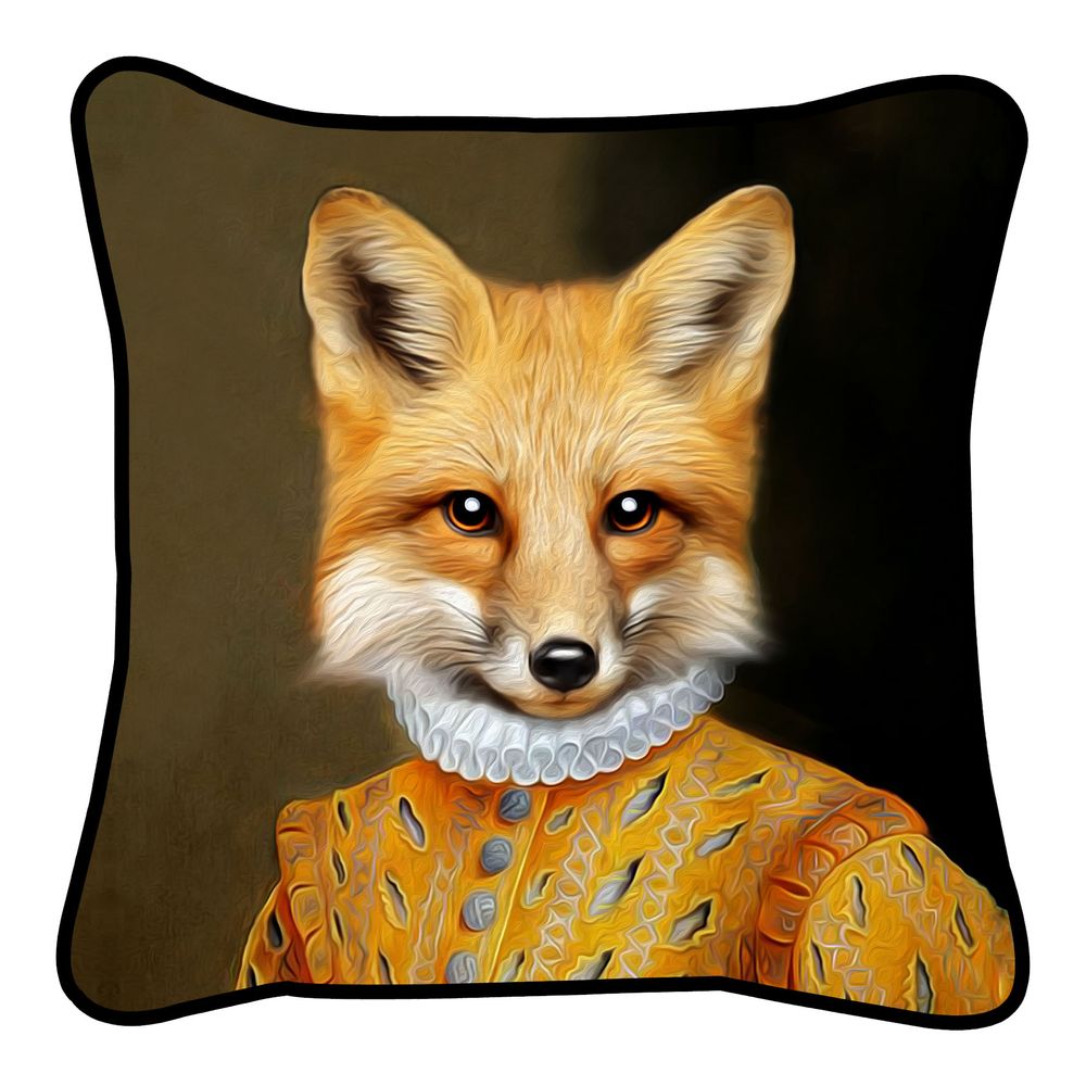 Fabric cushions - Historical Portraits - Tee Shirt Nike - BLUE SHAKER