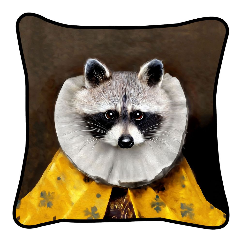 Fabric cushions - Historical Portraits - Tee Shirt Nike - BLUE SHAKER