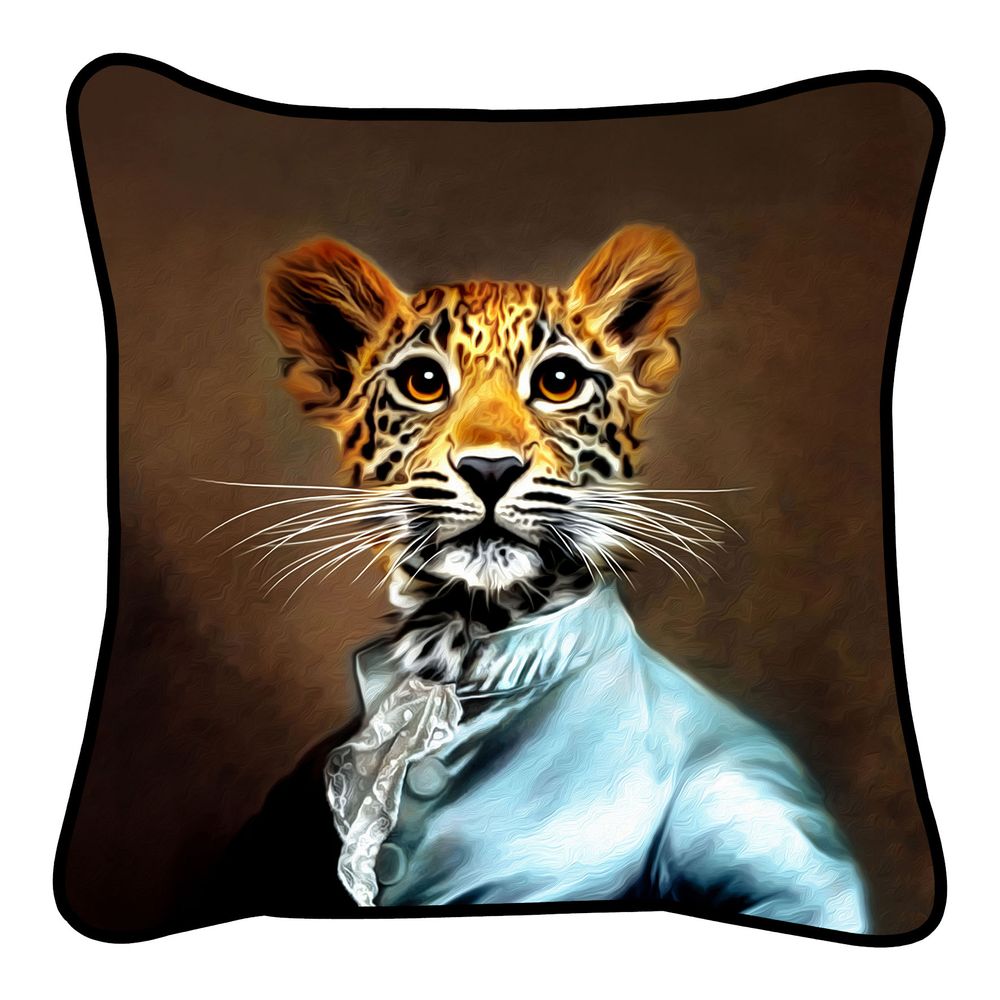 Fabric cushions - Historical Portraits - Tee Shirt Nike - BLUE SHAKER