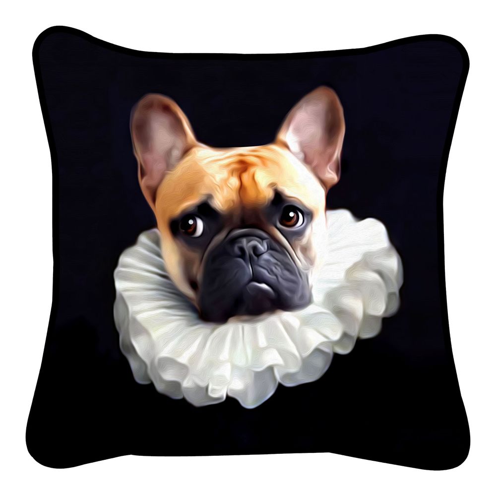 Fabric cushions - Historical Portraits - Tee Shirt Nike - BLUE SHAKER