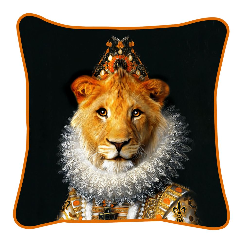 Fabric cushions - Historical Portraits - Tee Shirt Nike - BLUE SHAKER
