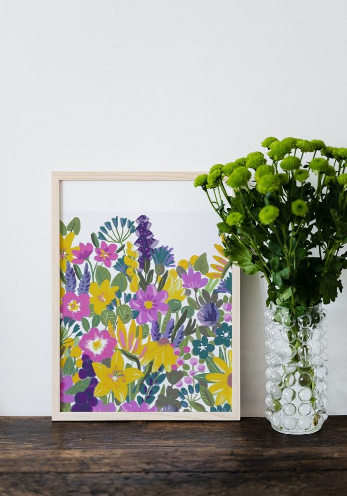 Wallpaper - BERRY wall paper design - LA TRIBU DU FLOCON