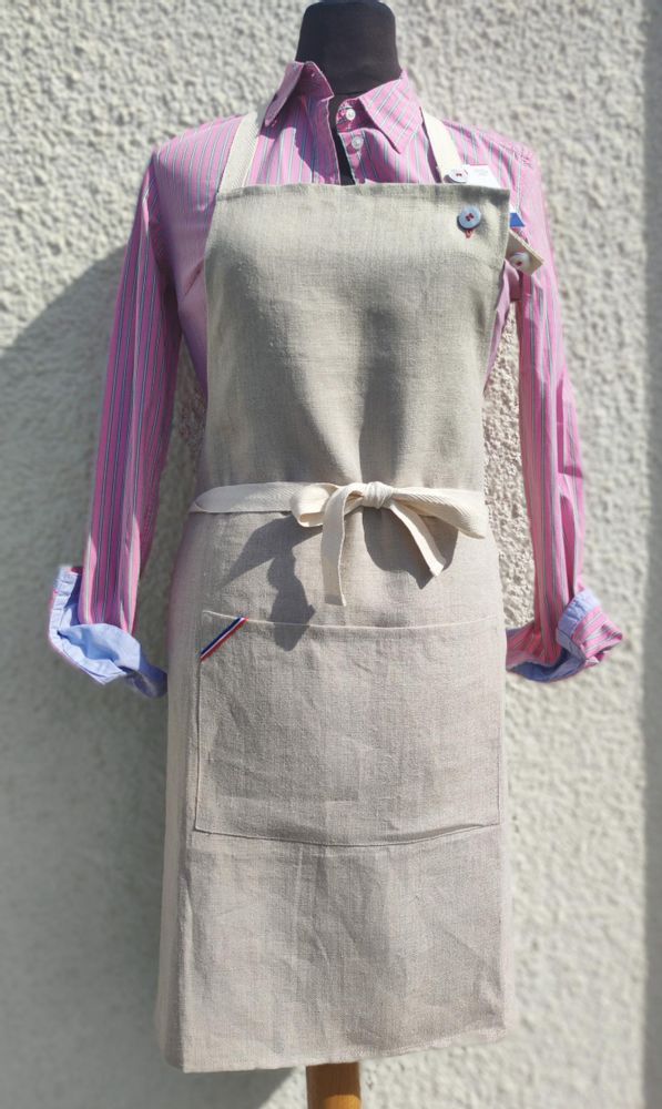 Tabliers de cuisine - TABLIER A BAVETTE PRO - DRESSEUR DE TABLES