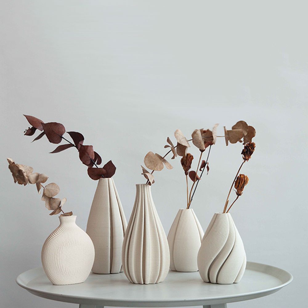 Vases - Digital Ceramic Printing Series Vase Set_03 - TAIWAN CRAFTS & DESIGN