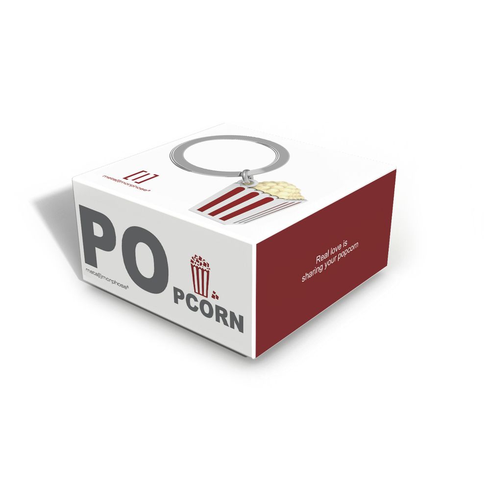 Cadeaux - Porte-clés Popcorn - METALMORPHOSE