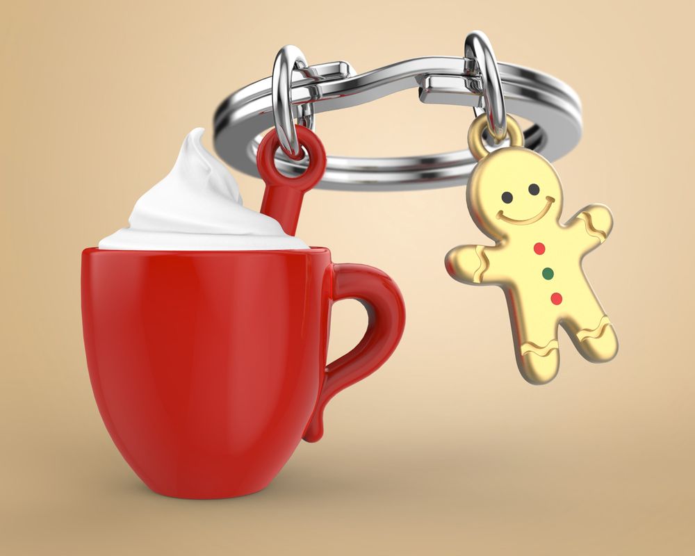 Bags and totes - Key Chain Chocolate milk cup - METALMORPHOSE