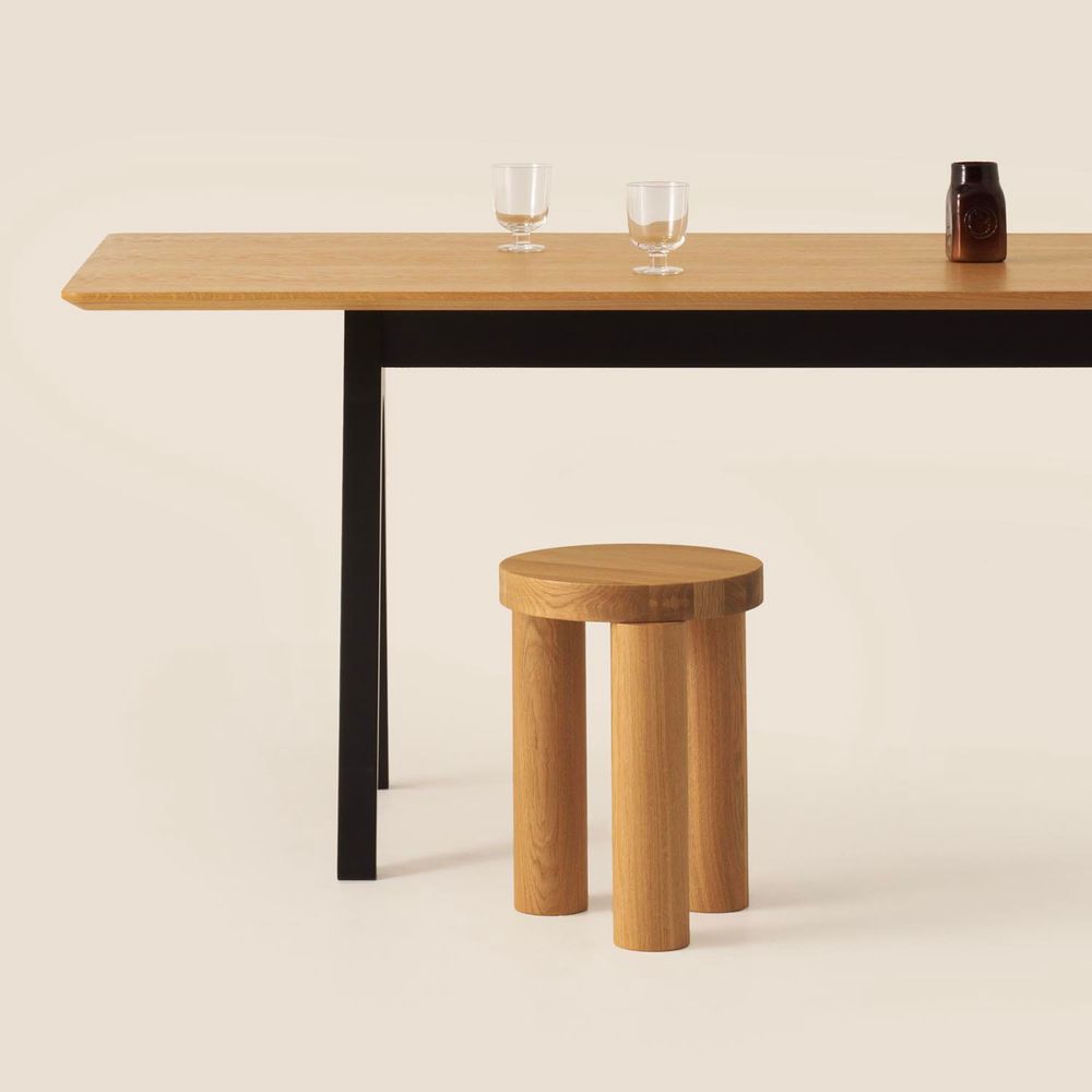 Stools - OFFSET Stool / Side Table - DESIGN QUARTERS