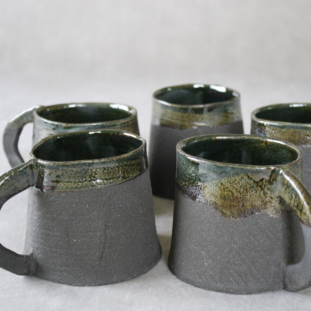 Tasses et mugs - Gobelet et Mug Grès Noir - ANNE KRIEG, CERAMISTE