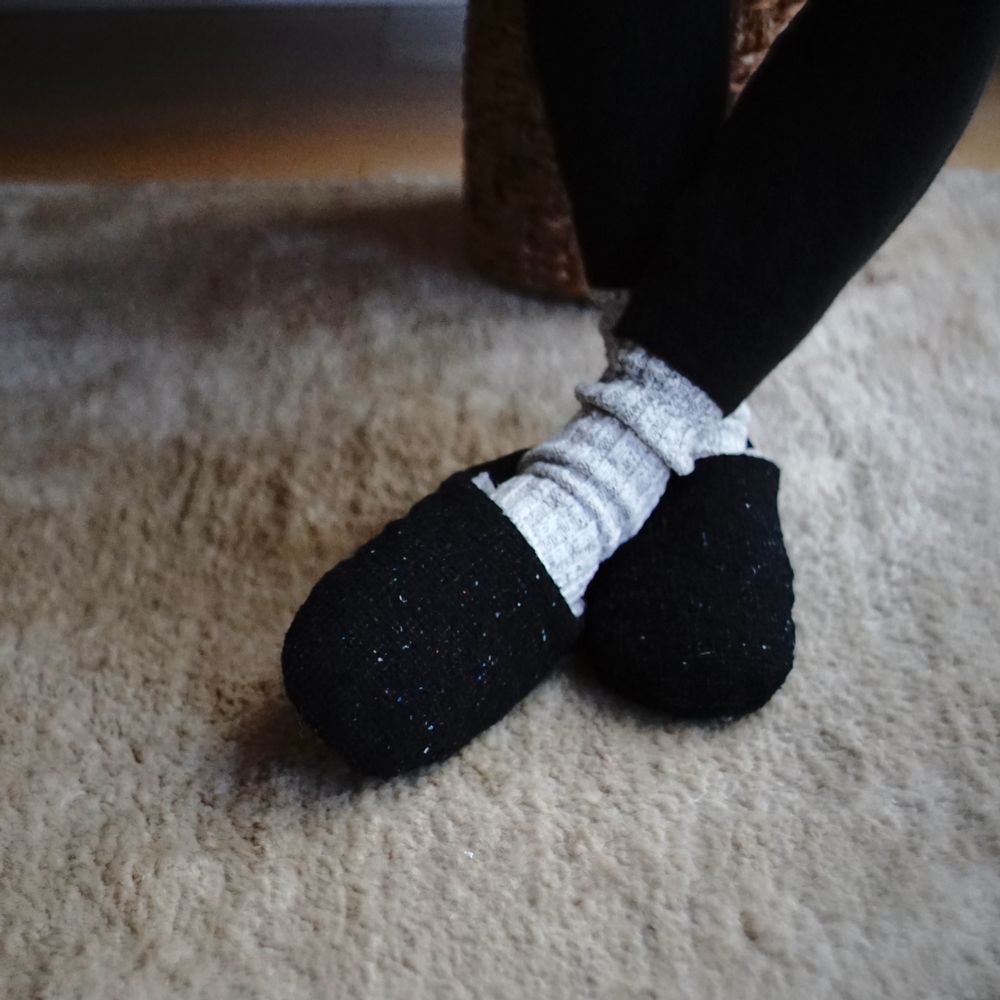 Cadeaux - Nep tweed classique x Boa laineux - MERIPPA