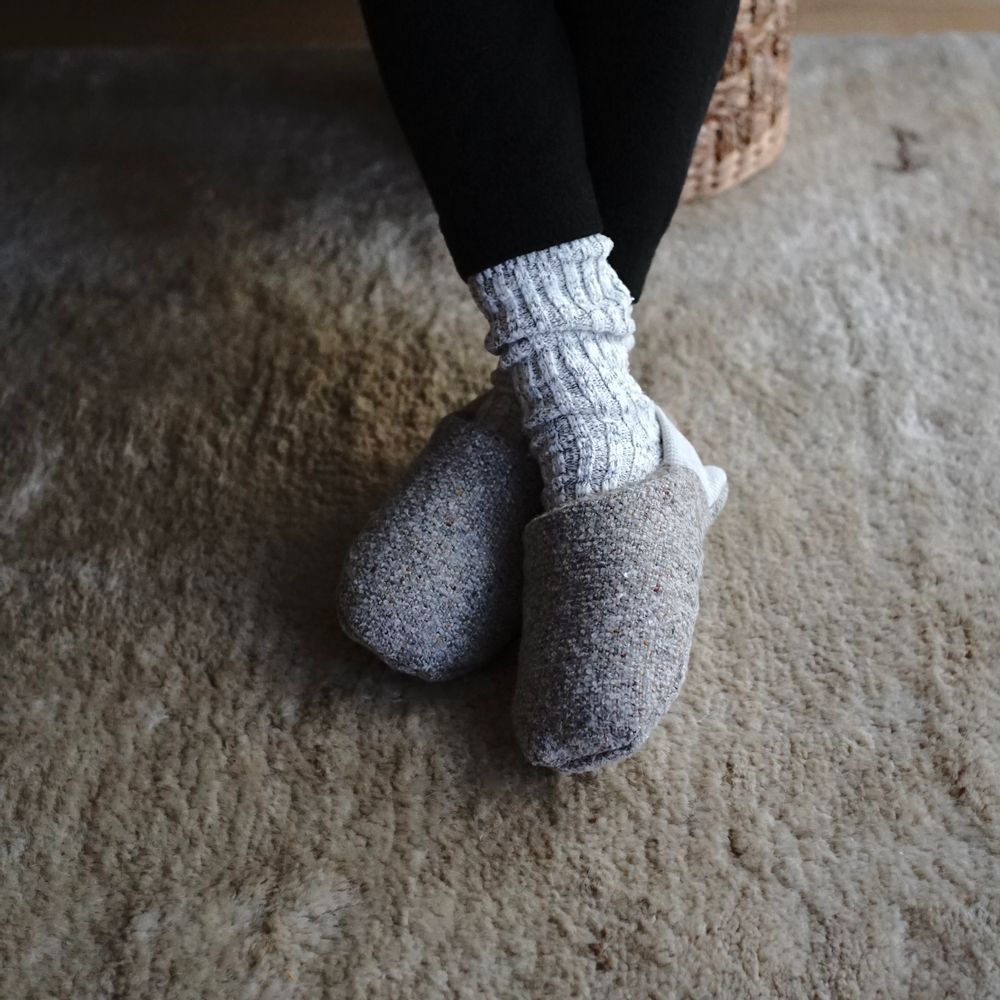 Cadeaux - Nep tweed classique x Boa laineux - MERIPPA