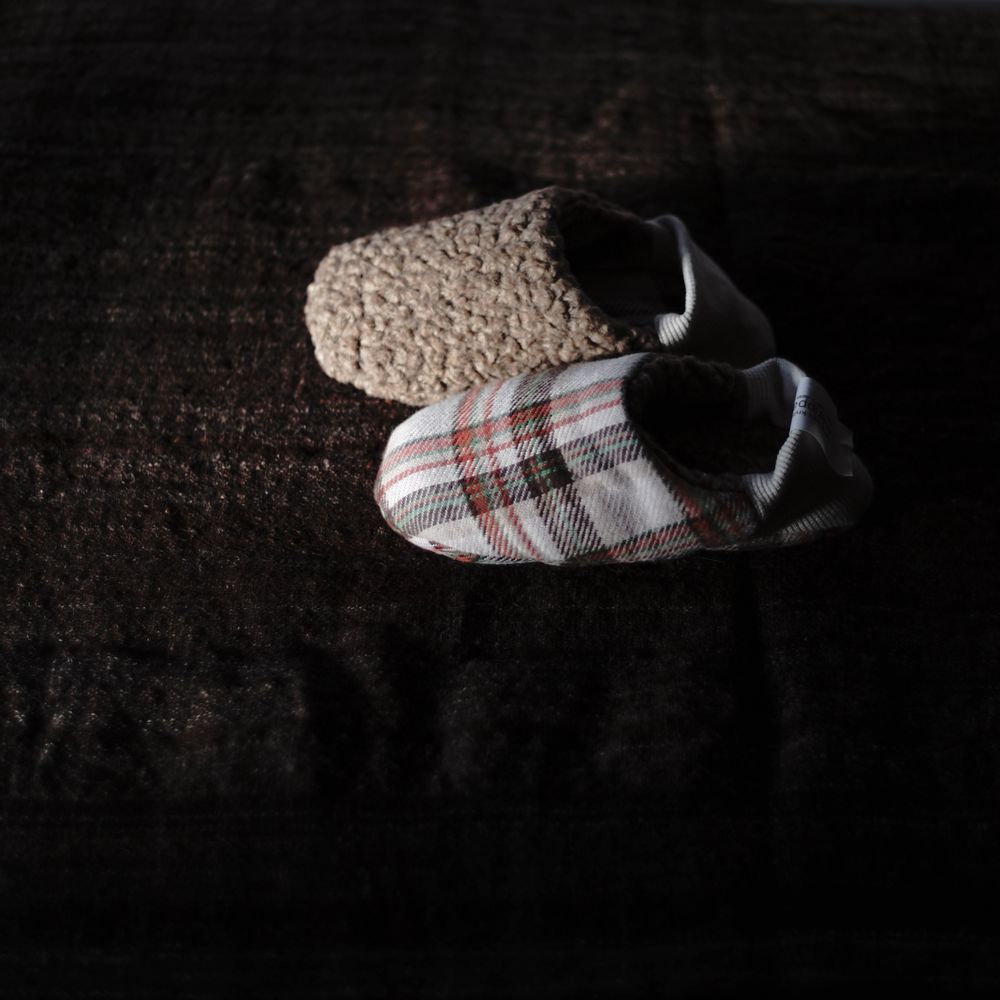 Chaussettes - Plaid flanelle x Boa laineux - MERIPPA