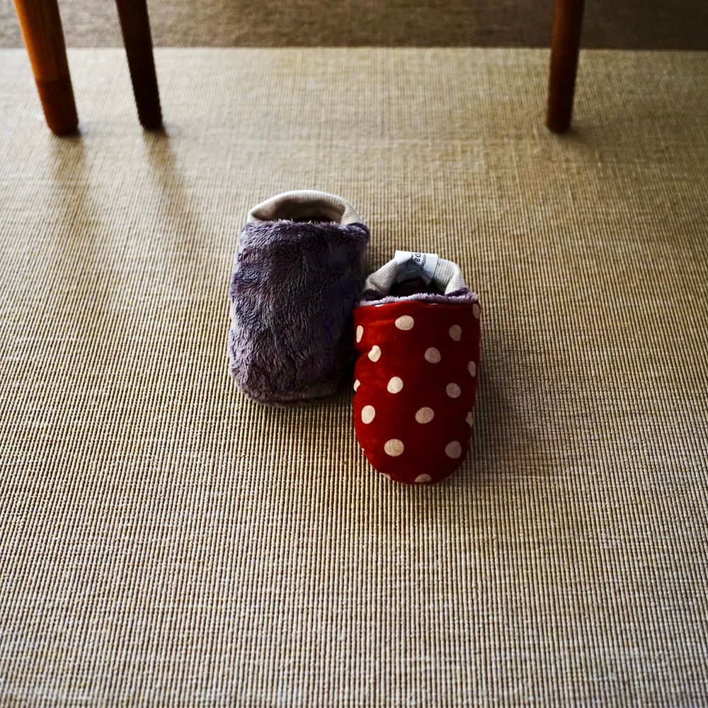 Homewear textile - Velours côtelé à pois x fourrure - MERIPPA