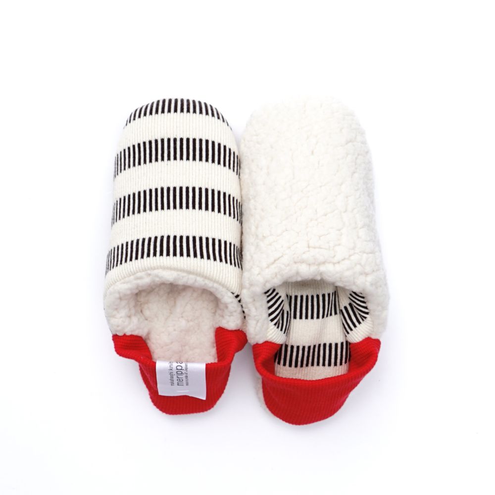 Gifts - French antique stripes × Sheep boa - MERIPPA