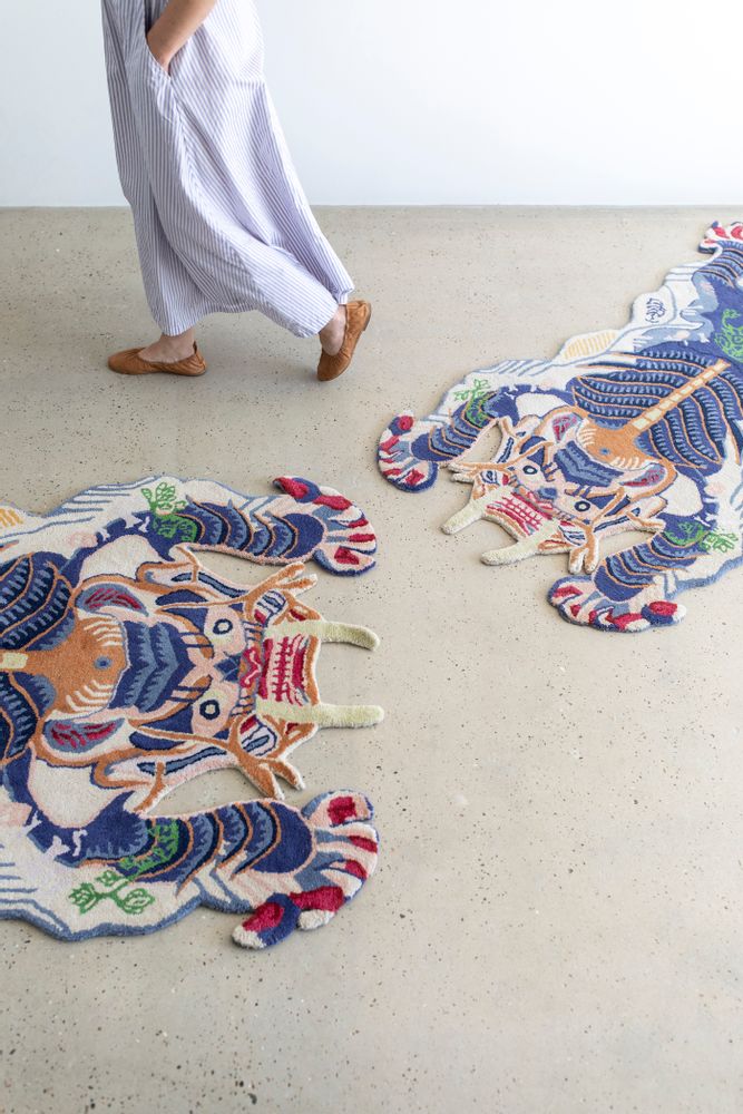 Design carpets - Dragon rug, large - BONGUSTA