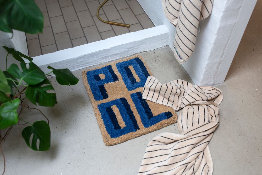 Design carpets - 4 letter rugs, OKAY - HOME - SOFT - POOL - BONGUSTA
