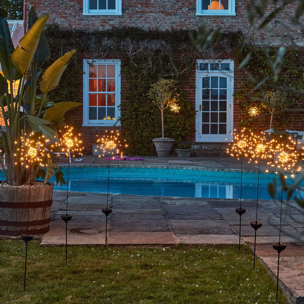 Outdoor floor lamps - Solar Starburst Outdoor Light - LIGHT STYLE LONDON