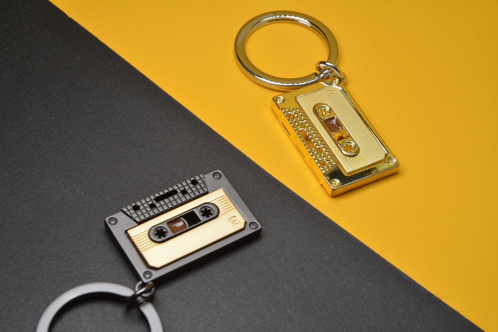 Cadeaux - Porte-clés Vintage Audio Tape K7 - METALMORPHOSE