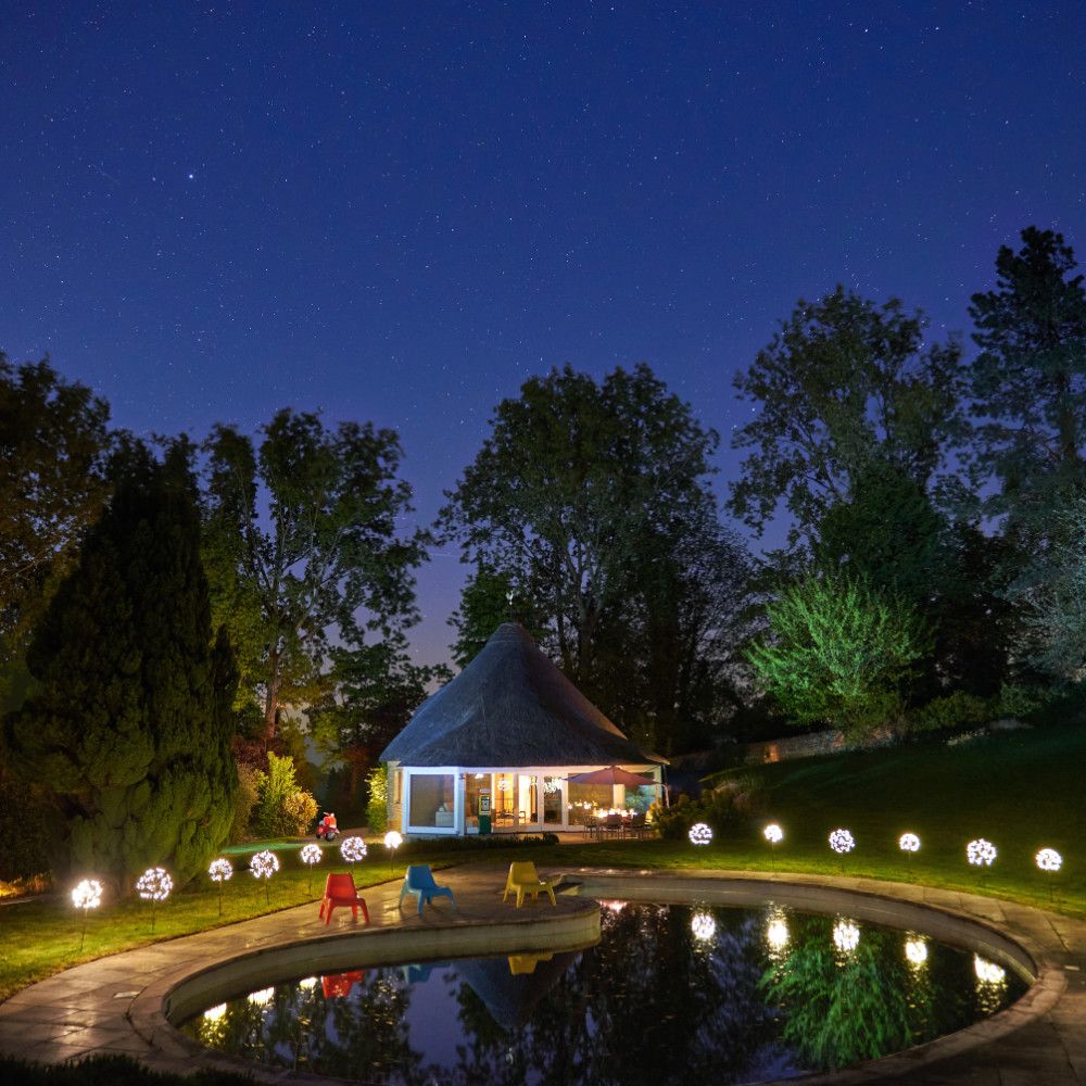 Outdoor floor lamps - Solar Dandelion Outdoor Light - LIGHT STYLE LONDON