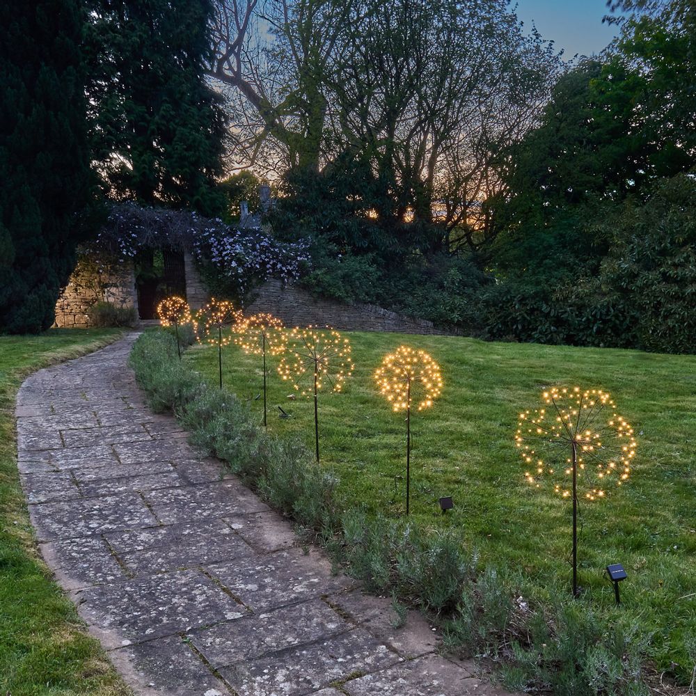 Outdoor floor lamps - Solar Dandelion Outdoor Light - LIGHT STYLE LONDON