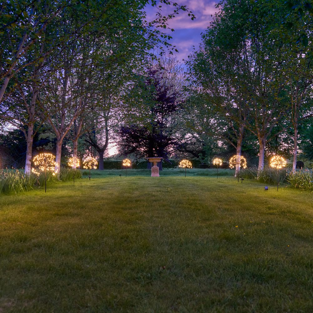 Outdoor floor lamps - Solar Dandelion Outdoor Light - LIGHT STYLE LONDON