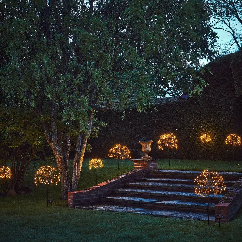 Outdoor floor lamps - Solar Dandelion Outdoor Light - LIGHT STYLE LONDON