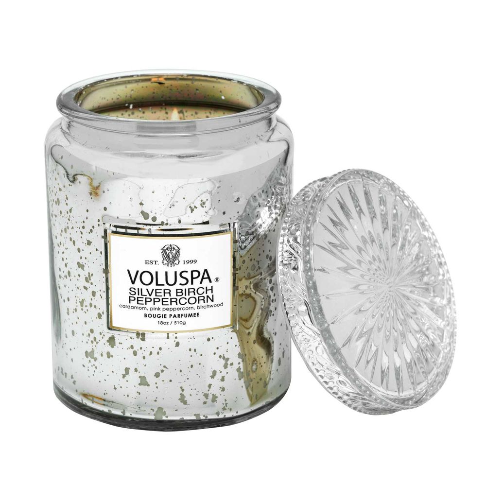 Bougies - Silver Birch 18oz Lg Jar - VOLUSPA