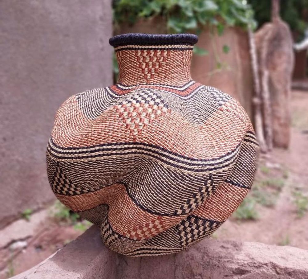 Objets de décoration - Panier Wavy Malsa - MALKIA HOME