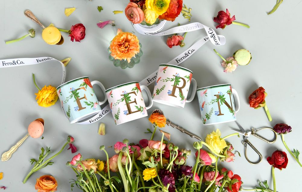 Mugs - Monogram Collection - FERN&CO.