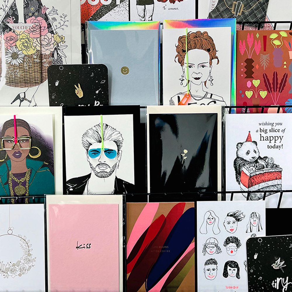 Card shop - Design card with accessory - THE BUTTIQUE