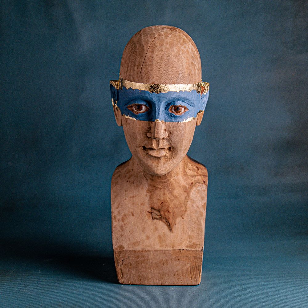 Sculptures, statuettes et miniatures - JUNGFRAU MARIA, sculpture, buste, bois, sculpté à la main - KLATT OBJECTS