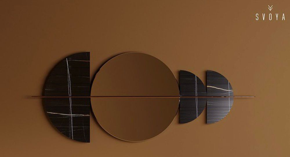 Miroirs - Installation du DEMI-MIROIR (HALF MIRROR). Donna - UKRAINIAN DESIGN BRANDS