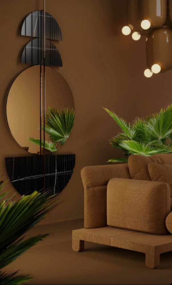 Miroirs - Installation du DEMI-MIROIR (HALF MIRROR). Donna - UKRAINIAN DESIGN BRANDS
