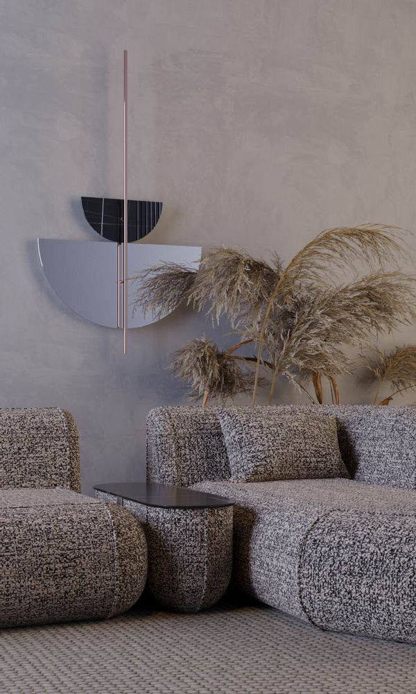 Miroirs - Installation du DEMI-MIROIR (HALF MIRROR). Donna - UKRAINIAN DESIGN BRANDS