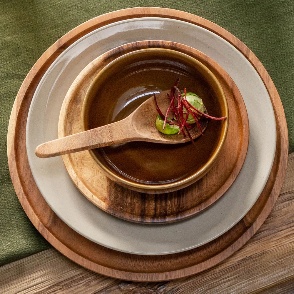 Couverts de service - Couverts et couverts à salade en bois de Kinta - KINTA