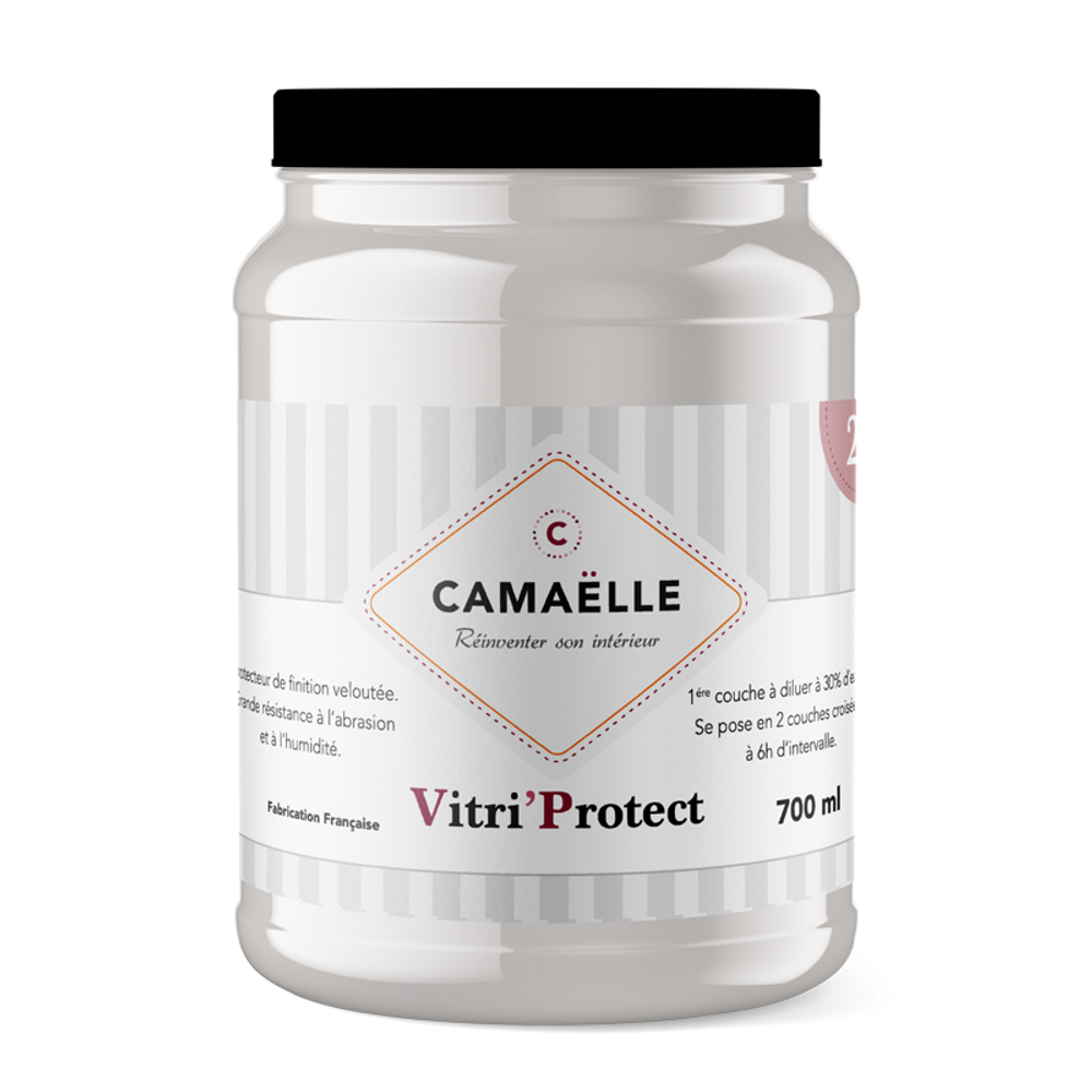 Peintures et vernis - VITRI'PROTECT - CAMAËLLE PEINTURES BIOSOURCÉES