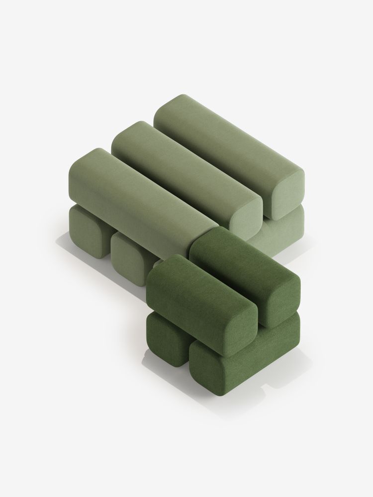 Tabourets pour collectivités - POUF DROVA de WOO (6 ou 4) - UKRAINIAN DESIGN BRANDS