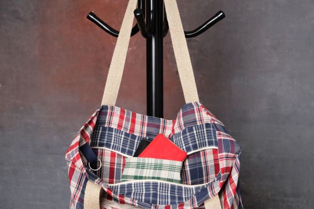 Cadeaux - SAC A MAIN SHOPPING / CABAS / TOTE BAG AVEC PEINTURE ARTISANALE - KELSCH D' ALSACE IN SEEBACH