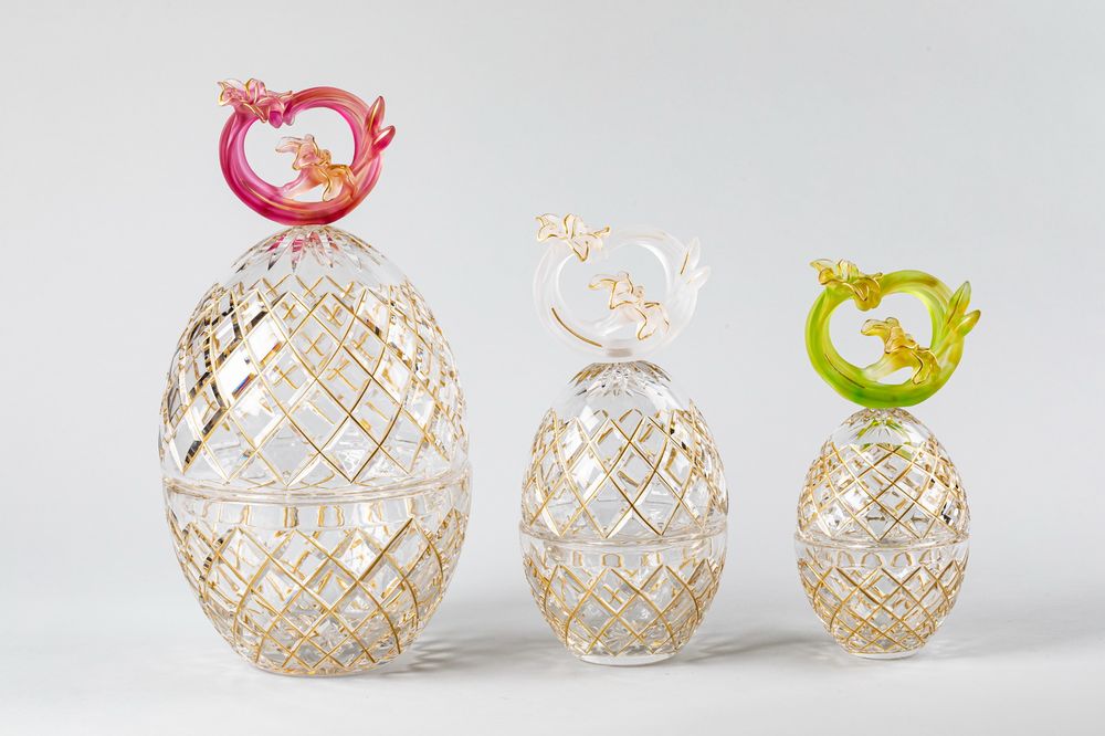 Cristallerie - BONBONNIERES FLAT - CRISTAL DE PARIS