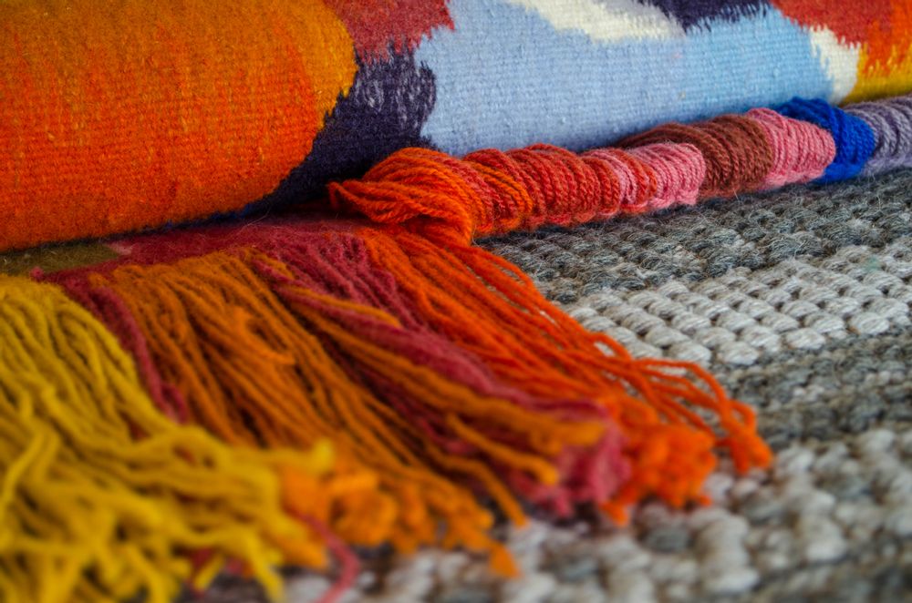 Bespoke carpets - Tapestry "Colors". SOLOMIA RCS - UKRAINIAN CERAMIC AND CRAFT