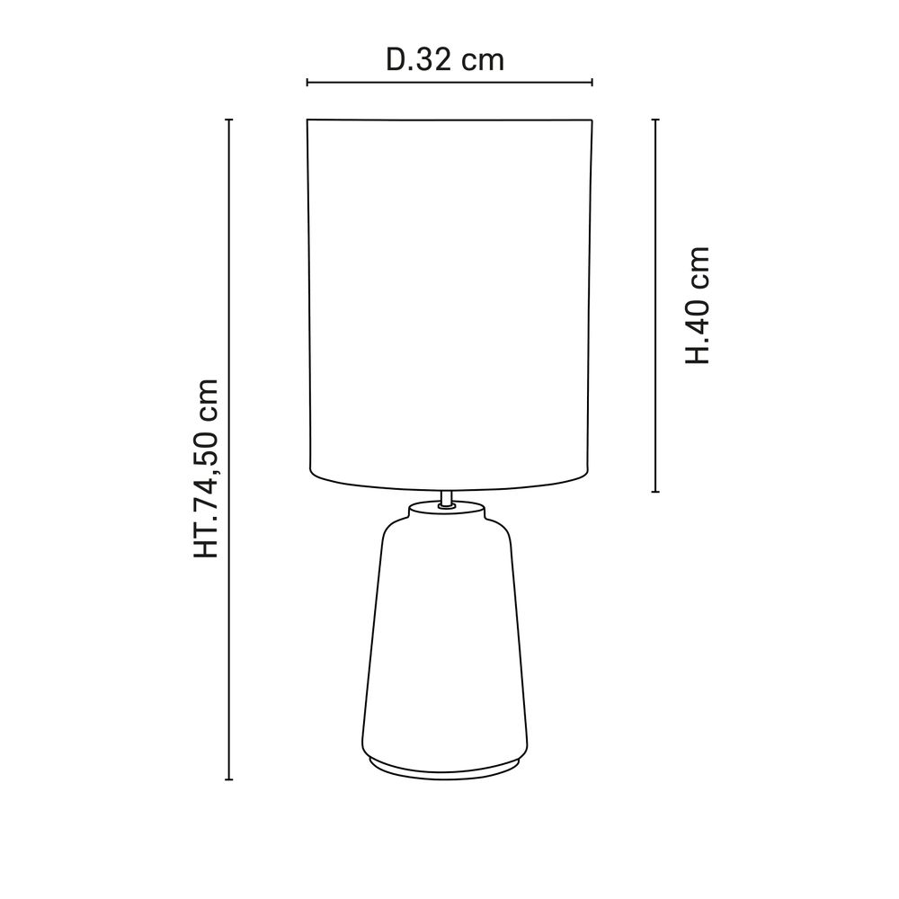 Lampes de table - MOKUZAI lampe D38 - MARKET SET