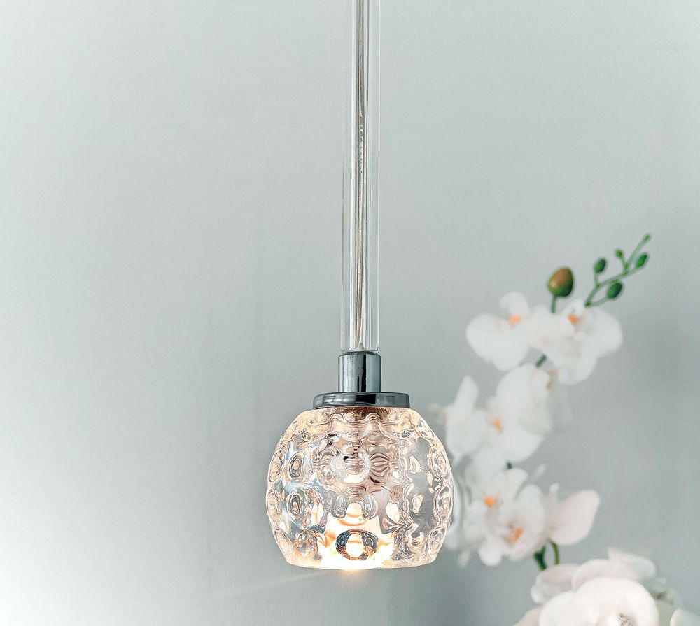 Suspensions - Lustre en Fibre Optique Cristal - MOSS SERIES