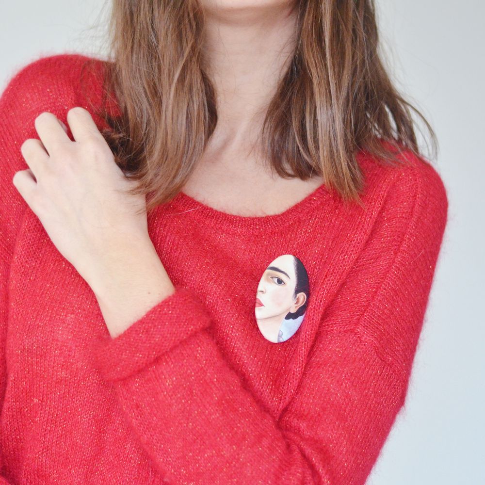Bijoux - Broches culturelles & son e-book écrit et audio L'accroche-coeur - L'ART DANS LA PEAU
