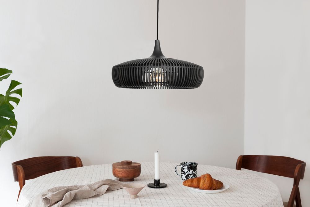 Hanging lights - Clava Dine wood | lampshade - UMAGE