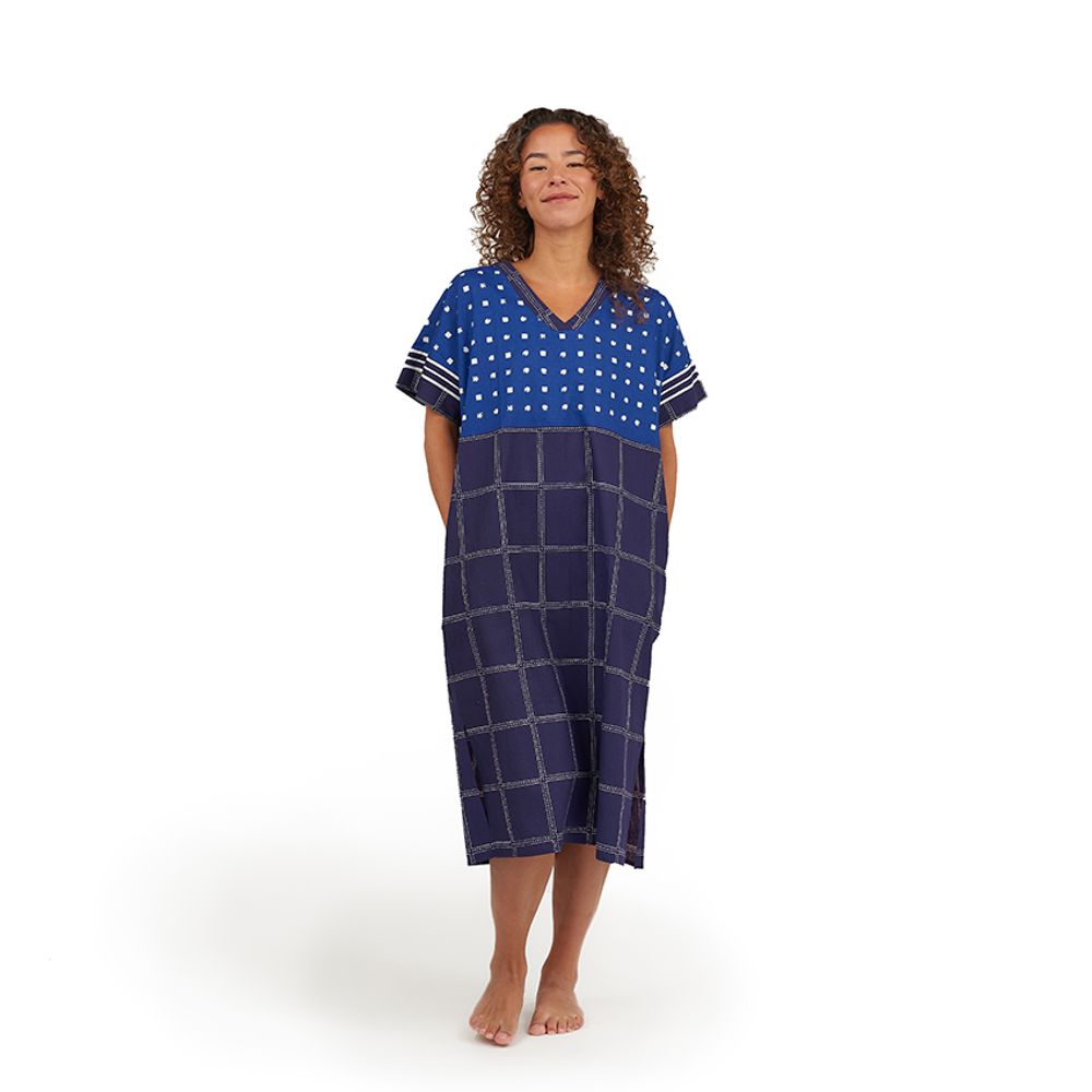 Apparel - Mountain Blue dress short - HELLEN VAN BERKEL HEARTMADE PRINTS